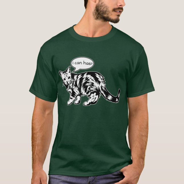 lolcat - i can has? T-Shirt (Front)