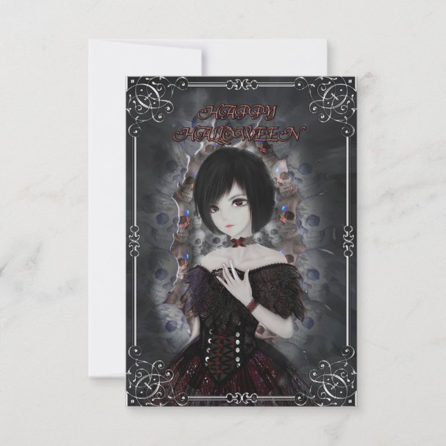 Loli Happy Halloween Card (Front)