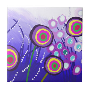 Lolipop Flowers Tile