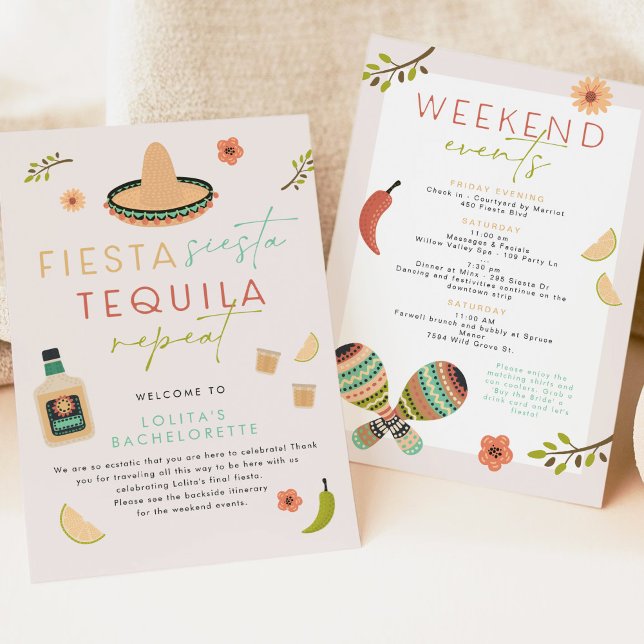 LOLITA Fiesta Siesta Tequila Bach Welcome Letter (Creator Uploaded)