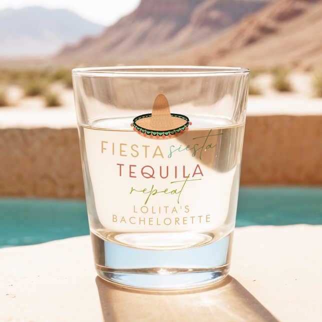 LOLITA Fiesta Siesta Tequila Bachelorette Favour Shot Glass (Creator Uploaded)