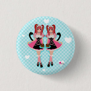 Lolita Neko Maids Button
