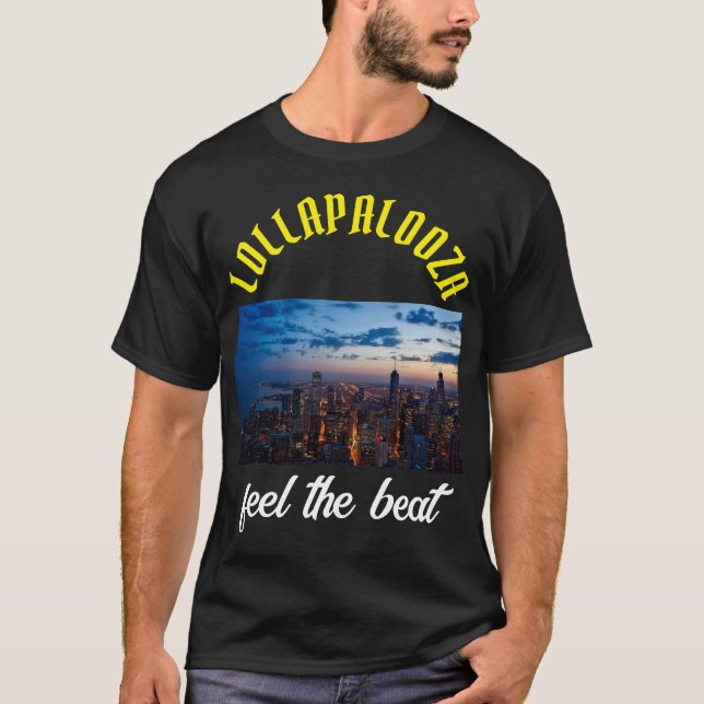 Lollapalooza music festival Design T-Shirt (Front)