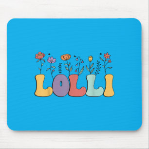 Lolli Gifts Women Wildflower Floral Lolli Grandma Mouse Mat