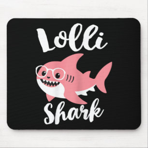 Lolli Shark Mother's Day Grandma Funny Mouse Mat