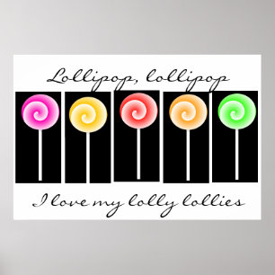 Lollipop Art Poster