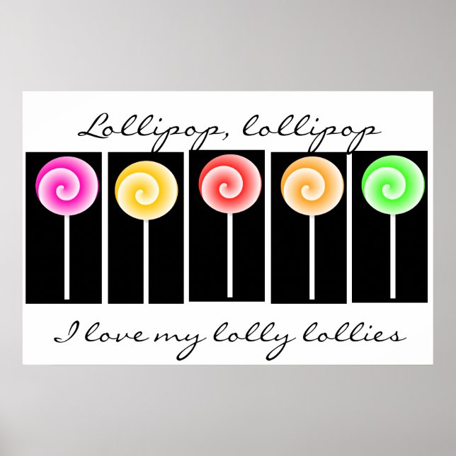 Lollipop Art Poster (Front)