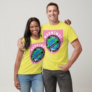 Lollipop Earth Warning Climate Change Statement T-Shirt