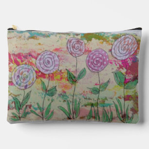 Lollipop Flowers Accessory Pouch
