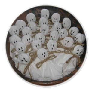 Lollipop Ghosts Ceramic Knob