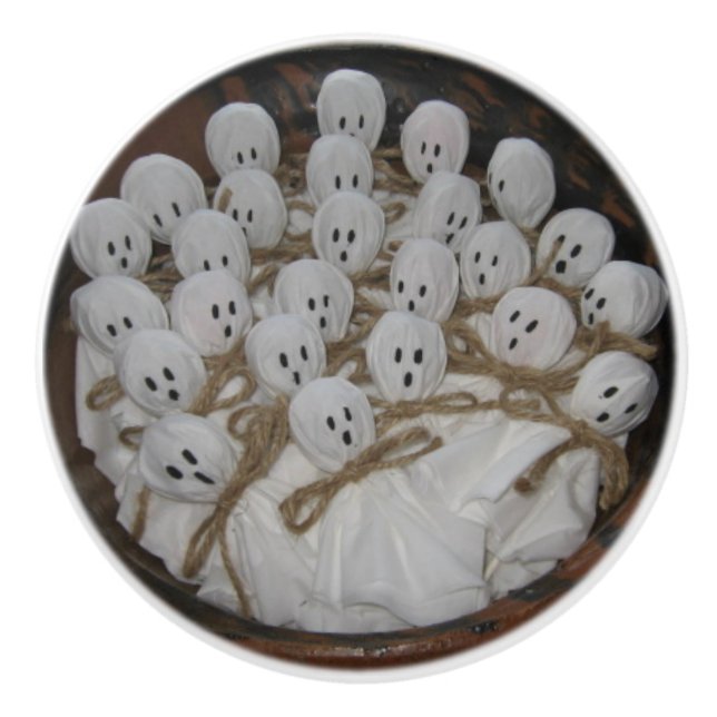 Lollipop Ghosts Ceramic Knob (Front)