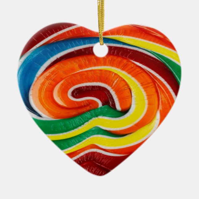 Lollipop Heart Ornament (Front)