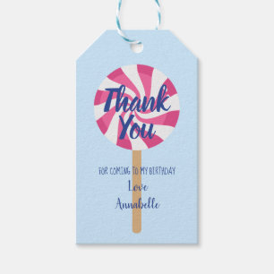 Lollipop Kids Thank You Gift Tags