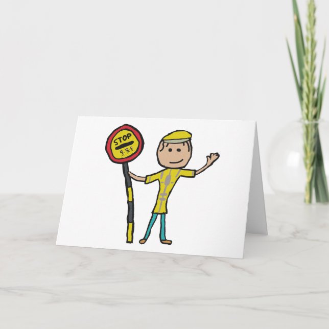 Lollipop Lady Card (Front)
