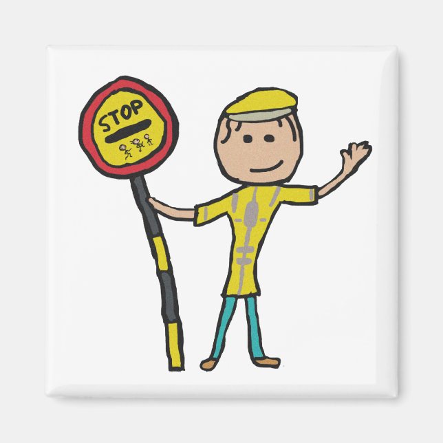 Lollipop Lady Magnet (Front)