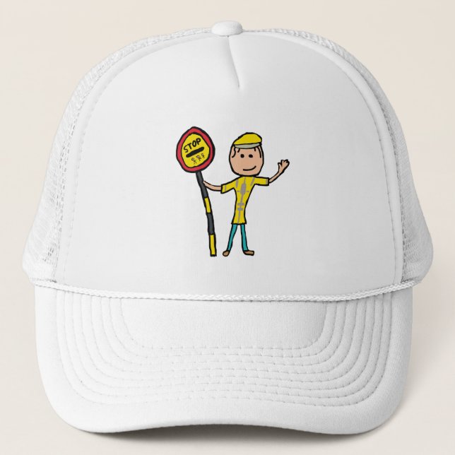 Lollipop Lady Trucker Hat (Front)