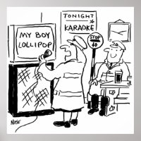 Lollipop Man Enjoys Karaoke