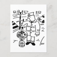 Lollipop Man is Cooking his Breakfast