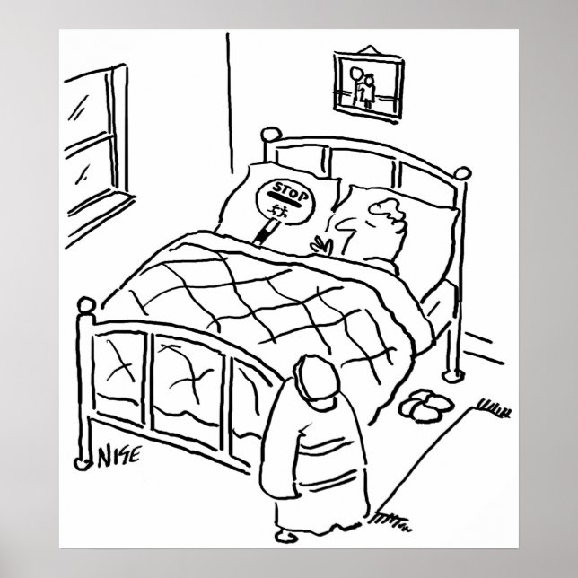 Lollipop Man is Sleeping with his Lollipop Poster (Front)