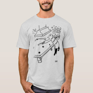 Lollipop Man Plays Snooker Using his Lollipop T-Shirt