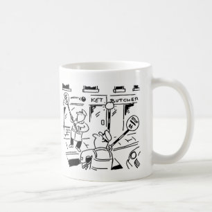 Lollipop Men are Playing Tennis with Lollipops Coffee Mug