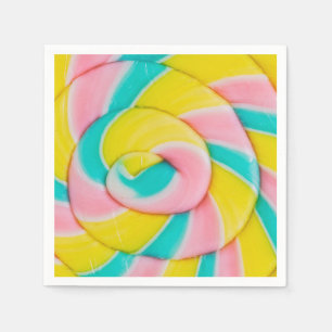 Lollipop paper napkins
