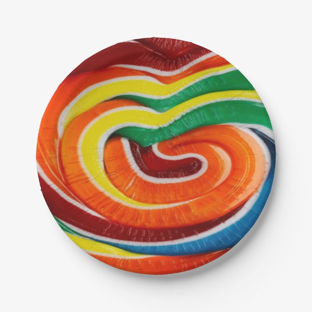 Lollipop Paper Plates (Front)