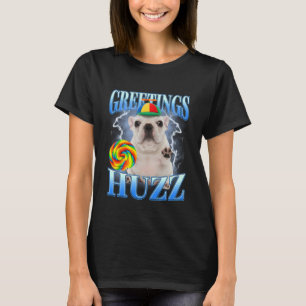 Lollipop Pibble Meme Greetings Huzz Funny Pitbull T-Shirt