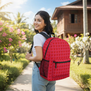 Lollipop Printed Backpack