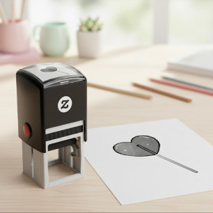Lollipop Self-inking Stamp