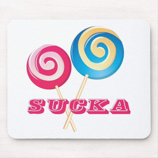 Lollipop Sucka Mouse Mat (Front)