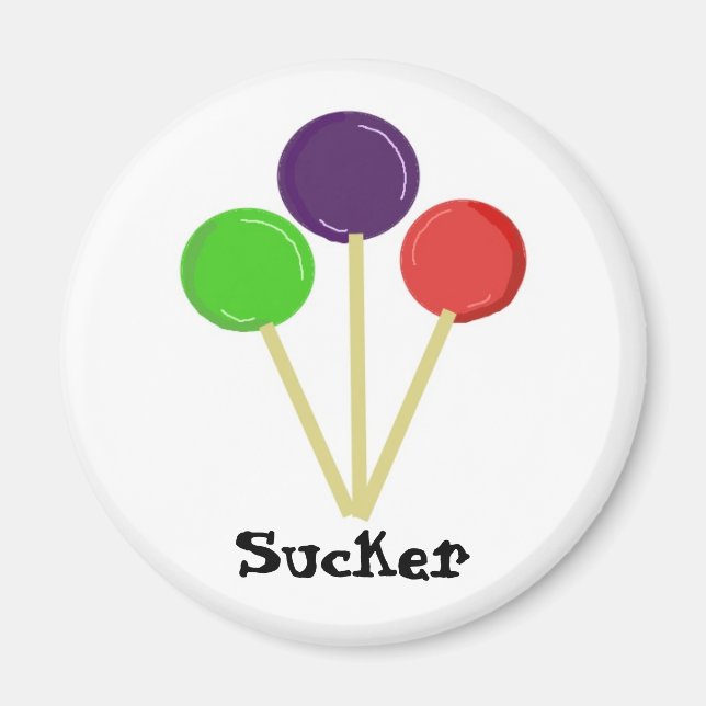 Lollipop Sucker Magnet (Front)