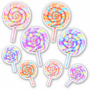 Lollipop Sweet Candy Caramel Illustration