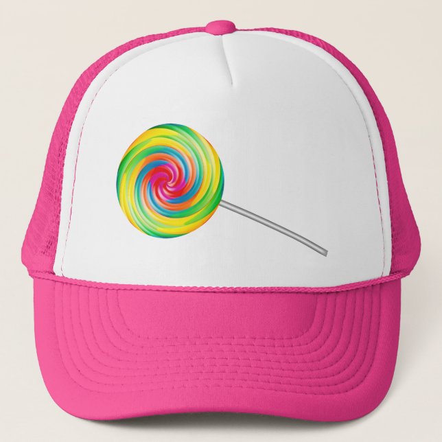 Lollipop Trucker Hat (Front)