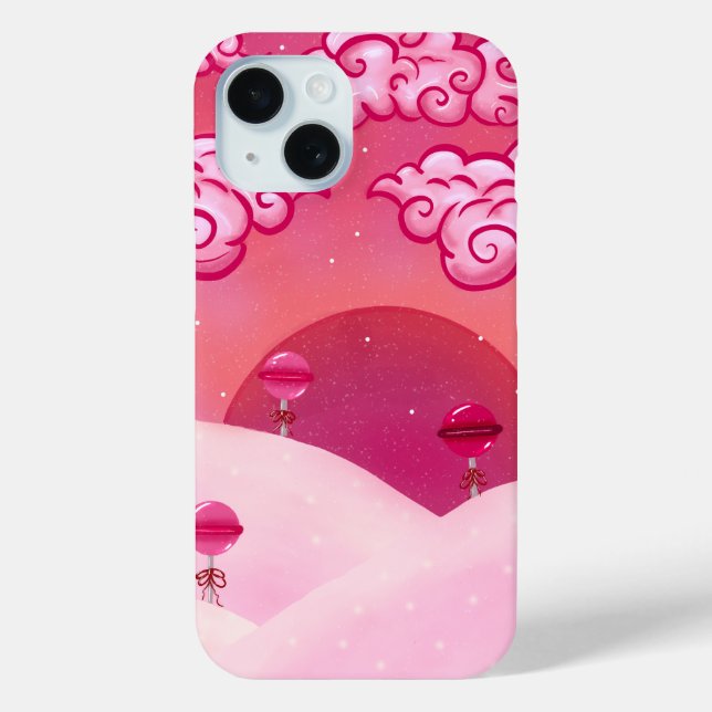 Lollipops and pretty clouds Case-Mate iPhone case (Back)