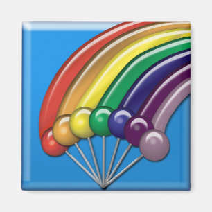 Lollipops and Rainbows Magnet