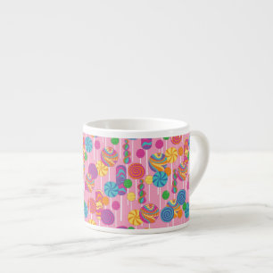 Lollipops Candy Pattern Espresso Cup