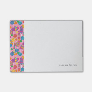 Lollipops Candy Pattern Post-it Notes