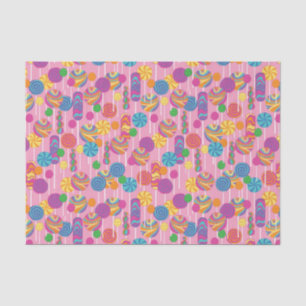 Lollipops Candy Pattern Tissue Paper