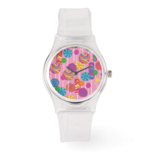 Lollipops Candy Pattern Watch