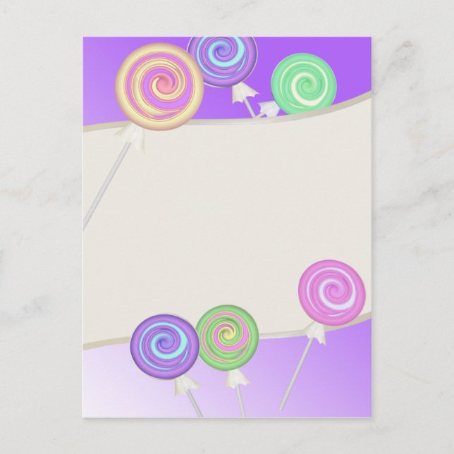 Lollipops Postcard (Front)