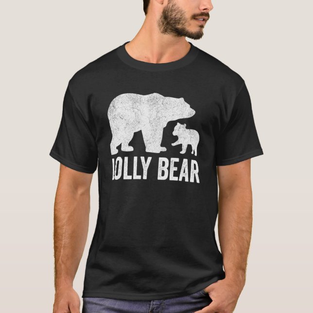 Lolly Bear Mothers Day Grandmom  Funny Cub Kid Gra T-Shirt (Front)