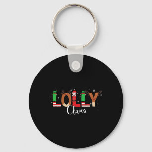 Lolly Claus Christmas Matching Shirts For Family G Key Ring