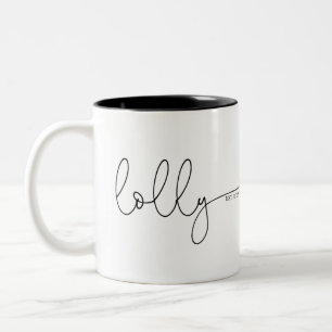 Lolly Established   Grandma Gift Two-Tone Coffee Mug