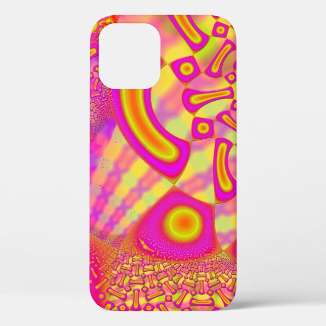 LollyPoP 3D Fused Glass Fractal Case-Mate iPhone Case (Back)