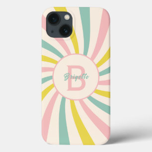 'Lollypop Vibes', retro personalised iPhone 13 Case