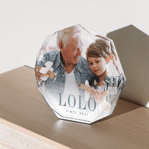 Lolo Grandpa Year Established Photo Block