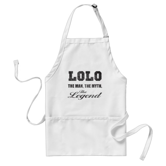 Lolo Man Myth Legend Standard Apron (Front)