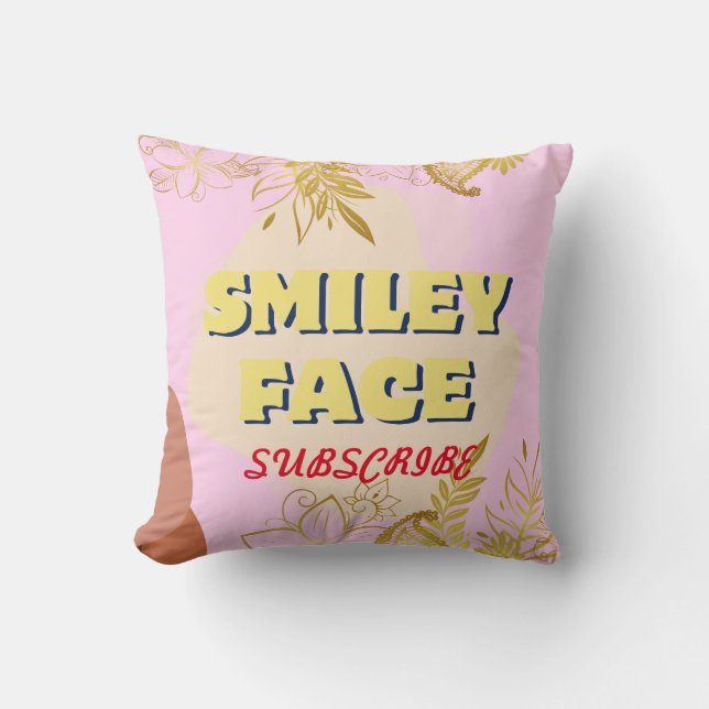 LOLsmileyface throw blanket Cushion (Front)