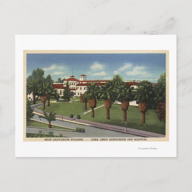 Loma Linda Sanitarium & Hospital View Postcard (Front)